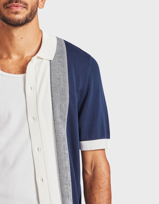 Academy Brand - Jackson Stripe Knit SS Shirt