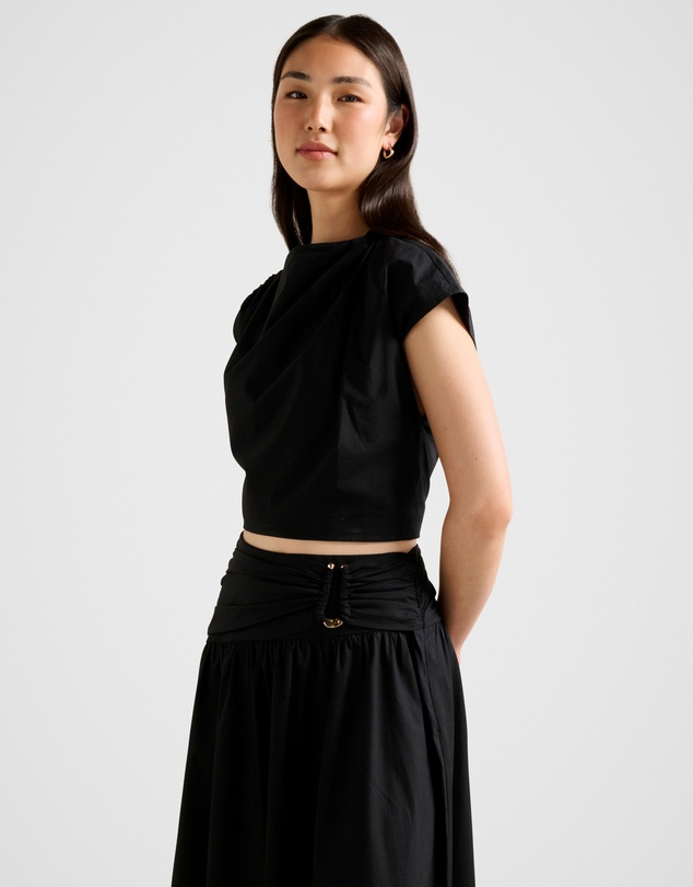 Forever New - Dottie Draped Hardware Top