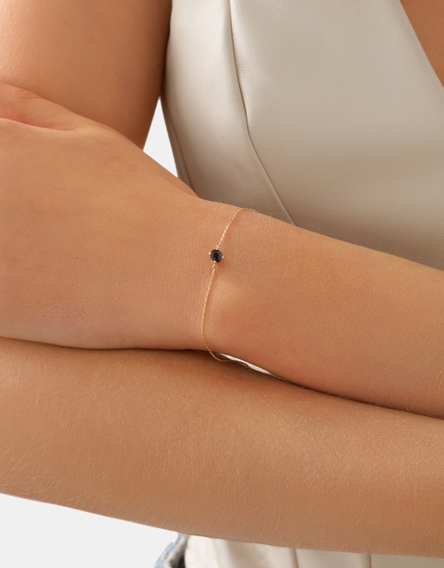 Michael Hill - Bracelet with Sapphire in 10kt Yellow Gold