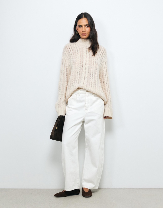 AERE - Zahra Cable Knit Jumper