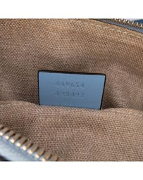 Pre-Loved by Azura Reborn - Pre-Loved gucci Leather Top Handle Bag with Zip Closure and Adjustable Shoulder Strap