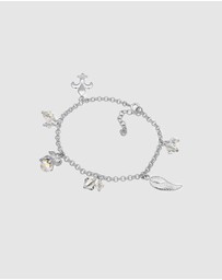 Elli Jewelry - Bracelet with Stones Wing Crystals 925 Sterling Silver