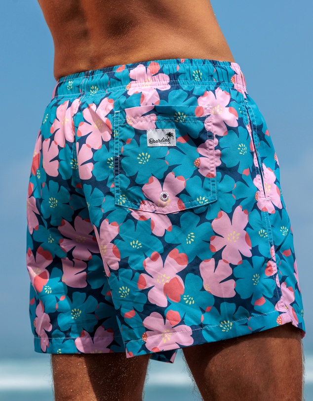 Boardies - Boardies Sully Floral Mid Length Swim Shorts