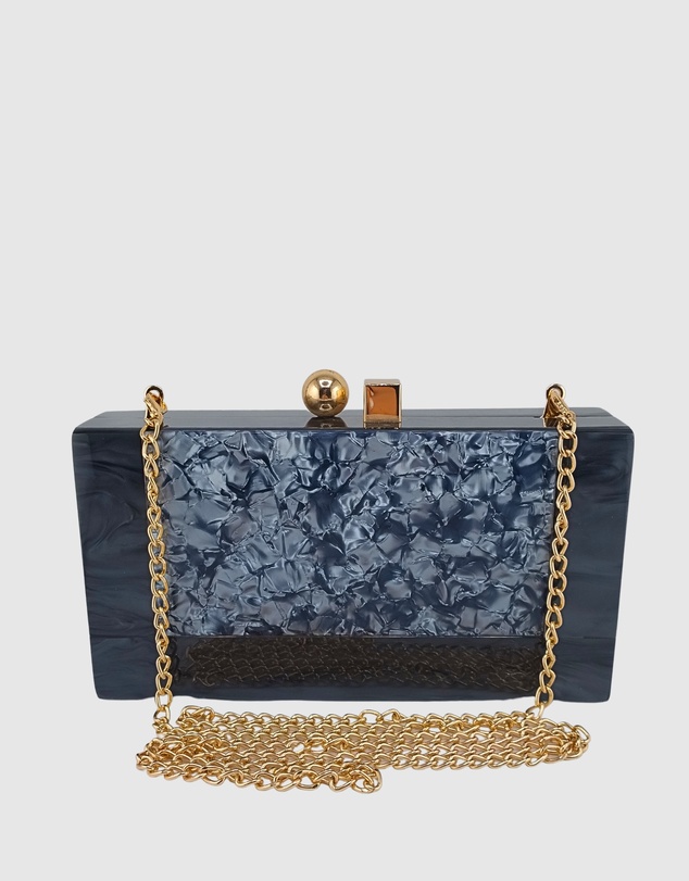 Izoa - Brooke Marble Clutch