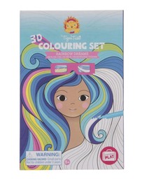 Tiger Tribe - 3D Colouring Set Rainbow Dreams