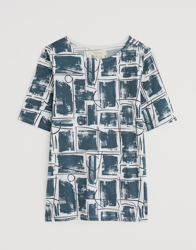 Seasalt - Seasalt Cornwall Blue Poisson T-Shirt