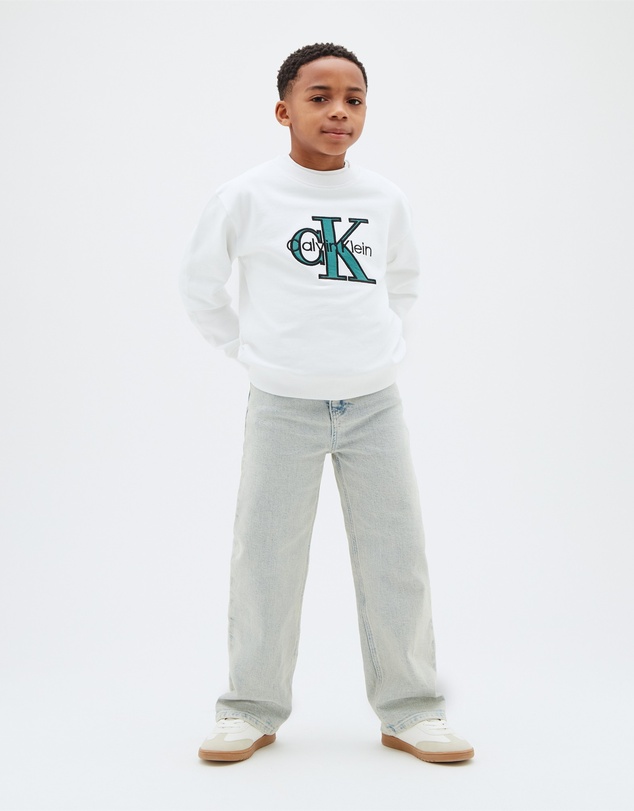 Calvin Klein Jeans - Boys Monologo Terry Sweatshirt