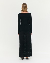 Staple the Label - Miya Twist Knit Top