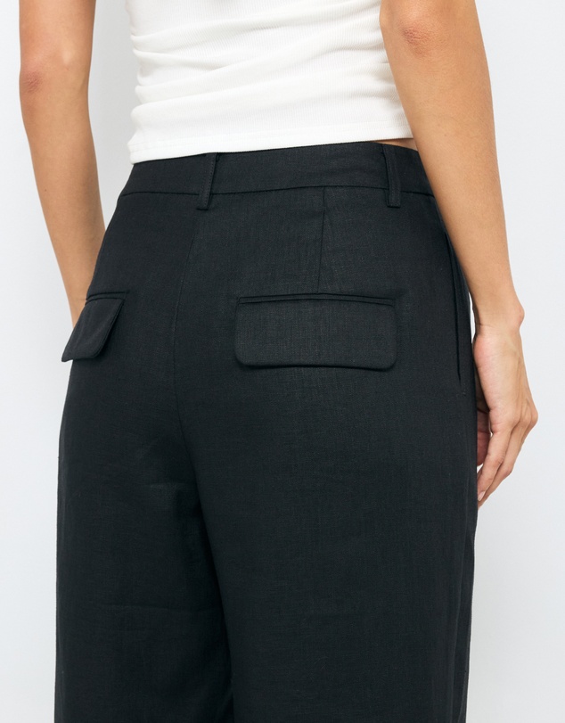 AERE - Straight Leg Linen Pants