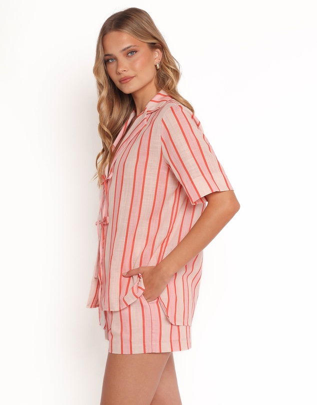 Petal & Pup - Aaliyah Shorts - Pink Stripe
