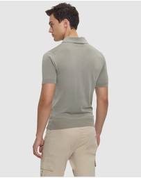 GUESS - Cree Knitted Polo Sweater Shirt