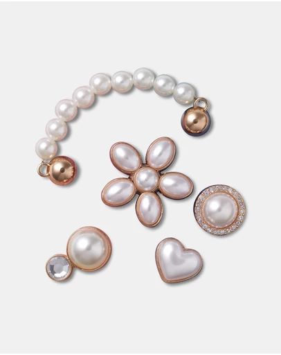 Crocs - Dainty Pearl Jewelry 5 Pack Jibbitz - Babies-Kids