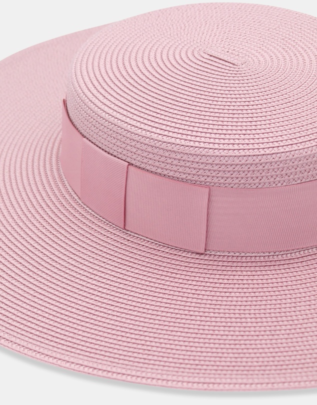 Morgan & Taylor - Macy Racewear Boater in Dusty Pink