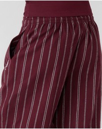 Lorna Jane - Campus Stripe Flannel Lounge Pants
