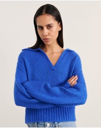 Jag - Lily Collared Knit