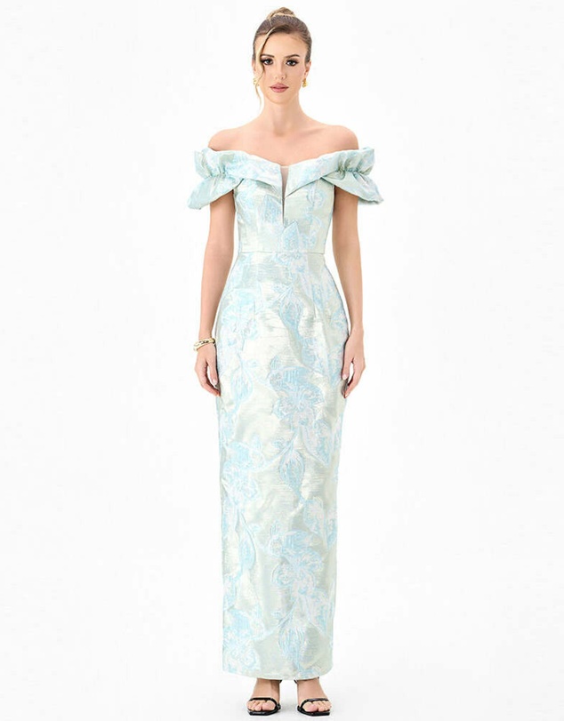 Bariano - Jazzie Off Shoulder Gown