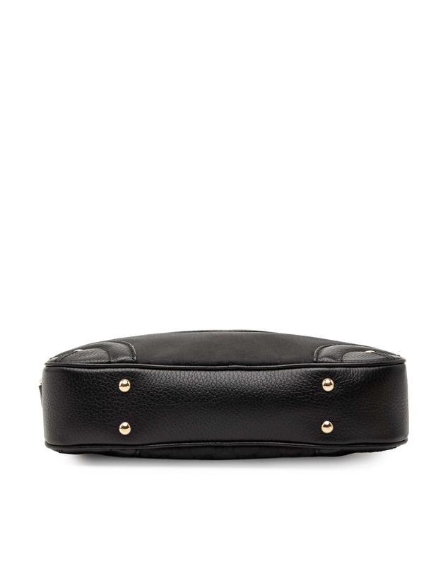 Gucci - Pre-Loved GG Nylon Crest Shoulder Bag