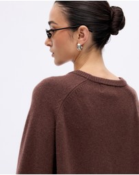 Minima Esenciales - Emi Oversized Wool Cashmere Blend Knit