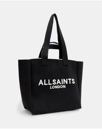 AllSaints - Izzy Large Logo Knitted Tote Bag