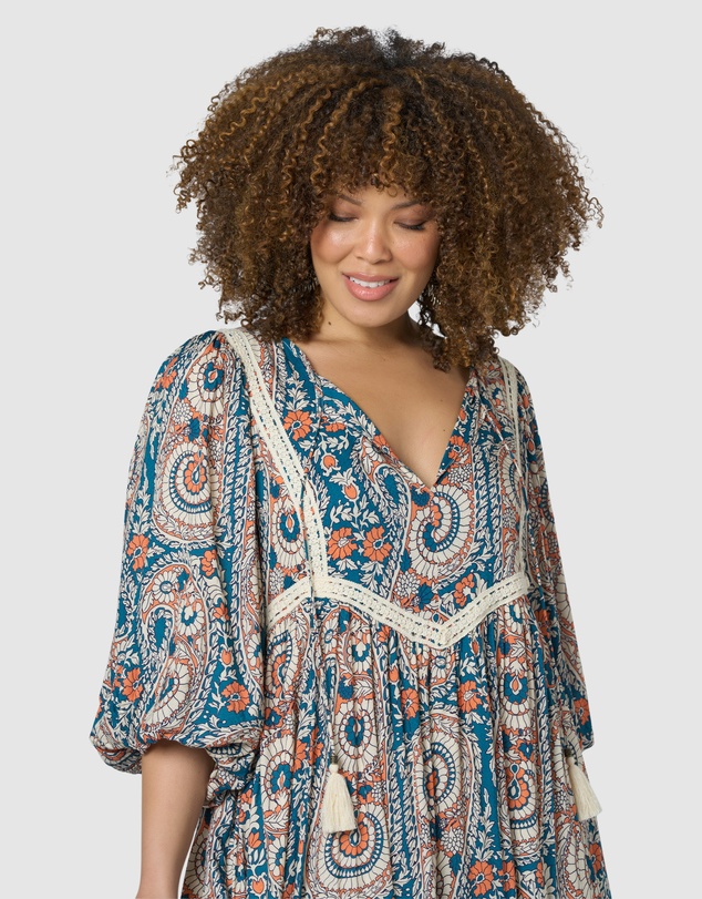 The Poetic Gypsy - Aqua Breeze Maxi Dress