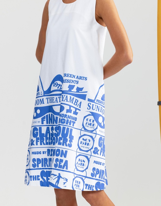 Binny - Blue Crush Mini Dress