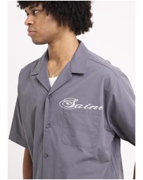 Black Noise White Rain - El Porter Short Sleeve Shirt