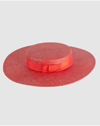 Max Alexander - Red Boater Hat