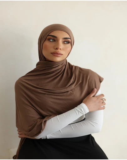 Mod Squad - Luxe Jersey Hijab- Latte