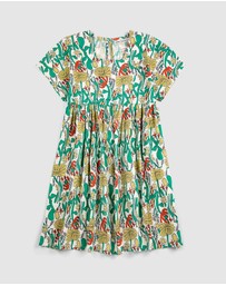 Bobo Choses - Colour Herbalist All Over Woven Dress - Babies-Teens