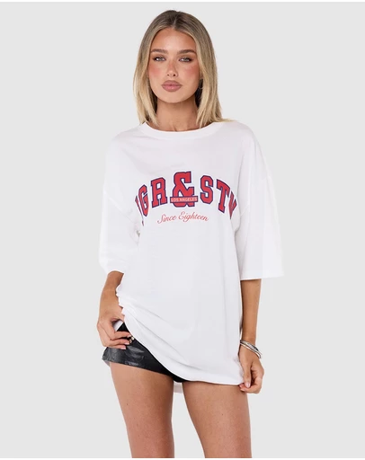 JGR & STN - Vintage Oversized T-Shirt - ICONIC EXCLUSIVE