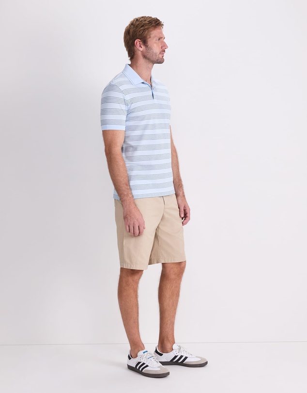 Sportscraft - Sc Stripe Pique Polo