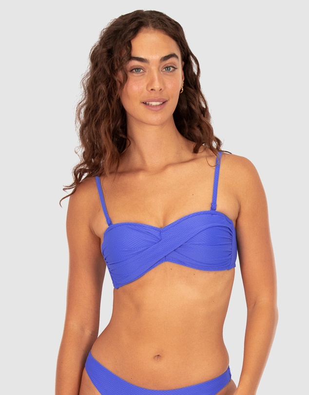 Baku Swimwear - Rococco Twist Bandeau Bikini Bra Top