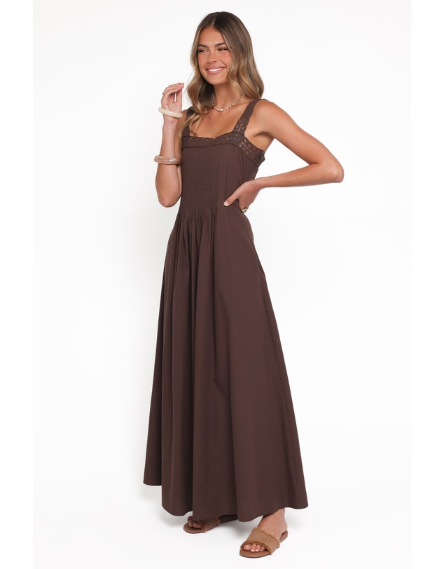 Petal & Pup - Alandra Maxi Dress - Brown