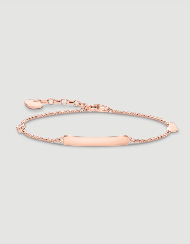 THOMAS SABO - Bracelet Classic With Heart & Infinity Rose Gold