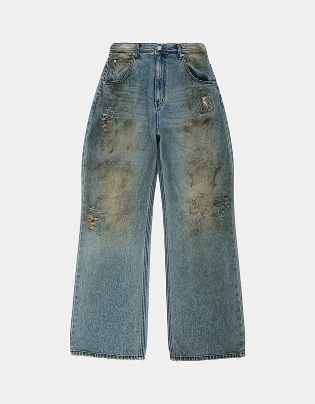 Andersson Bell - Destroyed Wide-Leg Jeans - Unisex