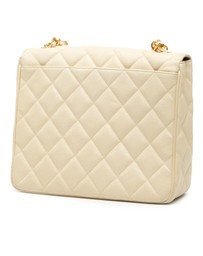Pre-Loved by Azura Reborn - Pre-Loved XL CC Quilted Caviar Square Single Flap