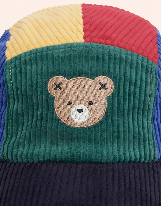 Huxbaby - Colour Block Cord Panel Cap - Babies-Kids