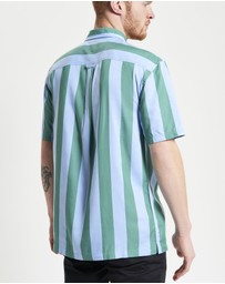 Ben Sherman - Viscose Stripe Short Sleeve Shirt
