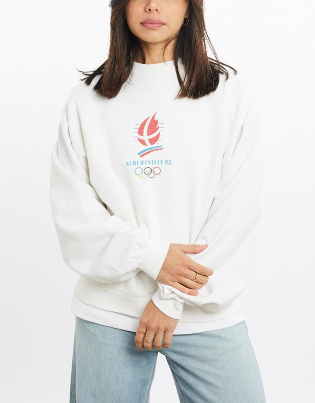 Vintage by The Real Deal - Pre Loved - Vintage 1992 Albertville France Olympics Sweatshirt
