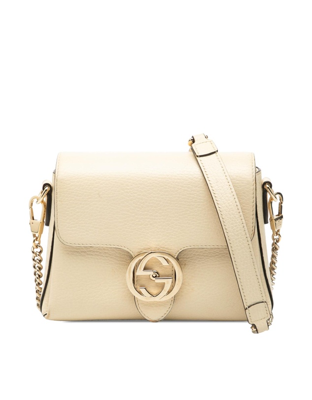 Pre-Loved by Azura Reborn - Pre-Loved Small Dollar Calfskin Interlocking G Crossbody