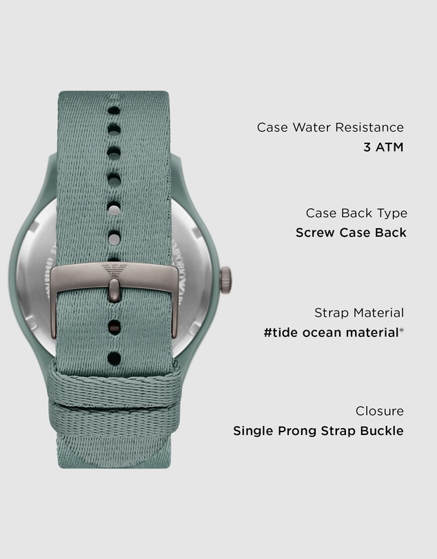 Emporio Armani - Green Analogue Watch