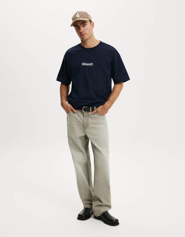 Cotton On - Box Fit Text T-Shirt