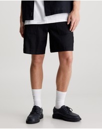 Calvin Klein Jeans - Cotton Linen Shorts