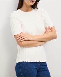 The Fated - Nessa Relaxed Knit Tee