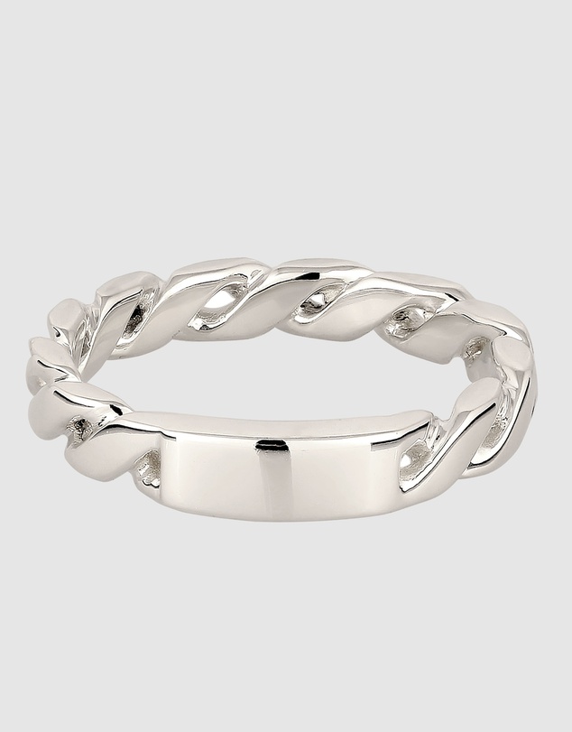 Kuzzoi - ICONIC EXCLUSIVE - Twisted Band Ring in 925 Sterling Silver