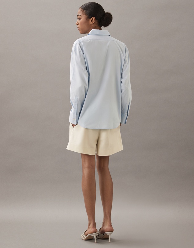 Calvin Klein - Cotton Poplin Stretch Relaxed Shirt