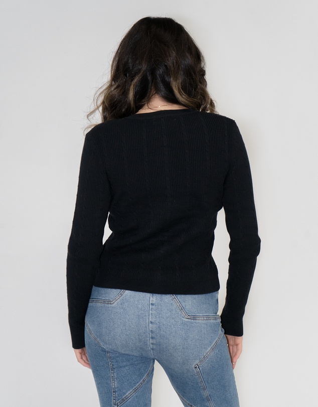 Lydan The Label - Cable Knit Cardigan