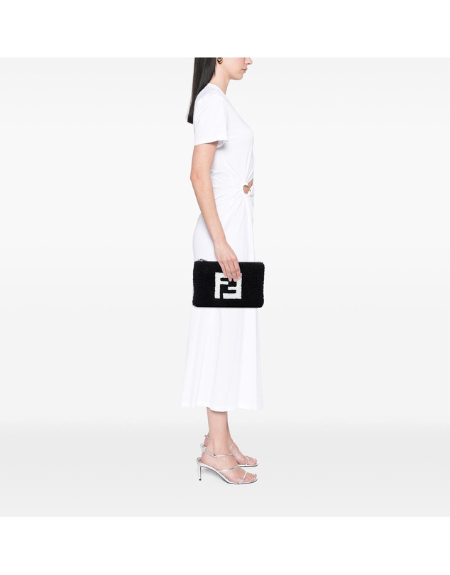 Pre-Loved by Azura Reborn - Pre-Loved Shearling FF Flat Pouch