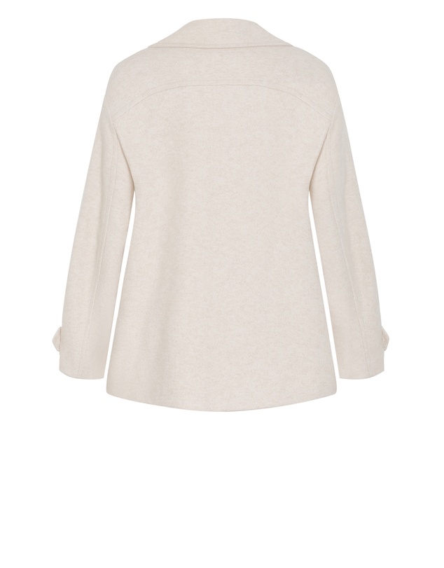 City Chic - Lola Short Melton Coat