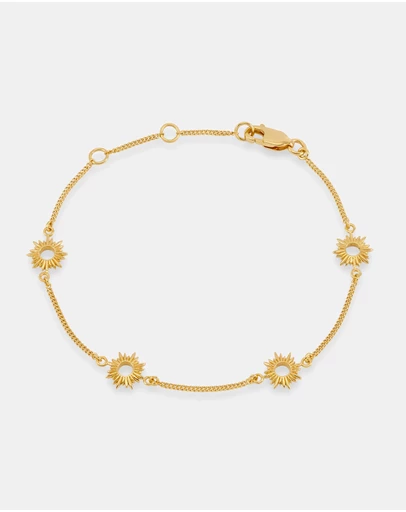 Rachel Jackson - Mini Eternal Sun Bracelet Gold